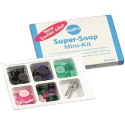 SUPER-SNAP MINI KIT
Δισκάκια Στοίλβωσης για γρήγορο και αποτελεσματικό γυάλισμα όλων των ρητινών.